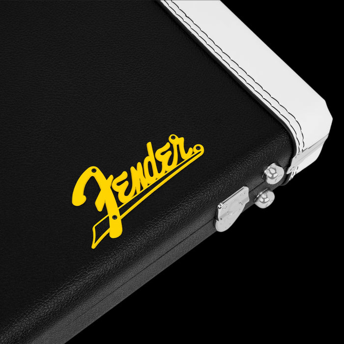 Fender Jack White Triplecaster Maple Fingerboard Black (Chambered) With Case Case Badge