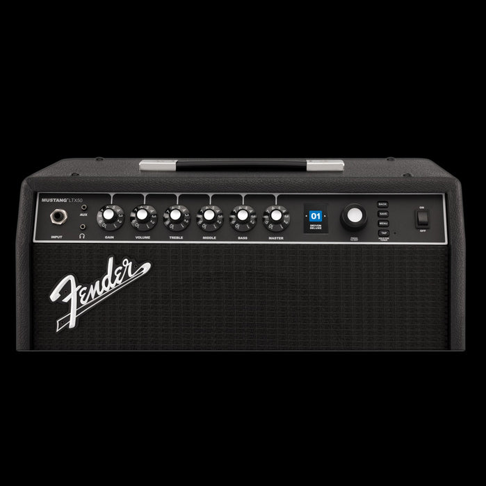 Fender Mustang LTX50 Guitar Amp Combo Control Panel