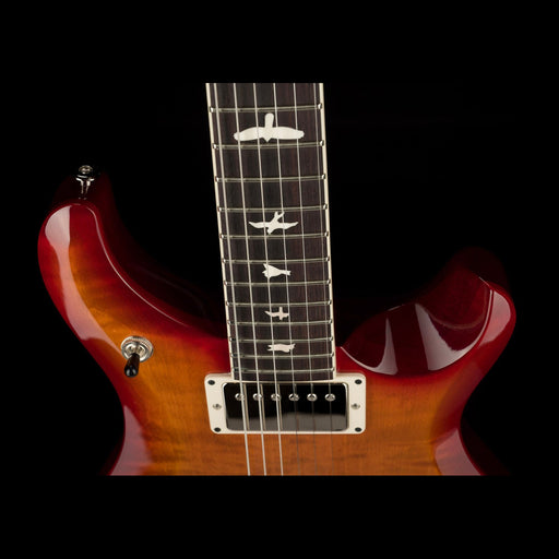 PRS S2 McCarty 594 Dark Cherry Sunburst Electric Guitar Top Contour