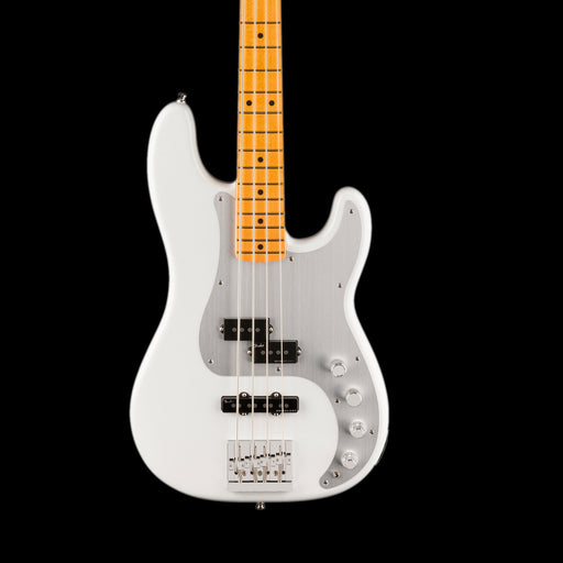 Fender American Ultra II Precision Bass Maple Fingerboard Avalanche With Case Front Crop