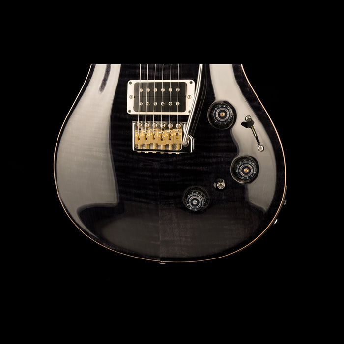 PRS Core Custom 24 Piezo Pattern Thin Gray Black Closeup Body Detail