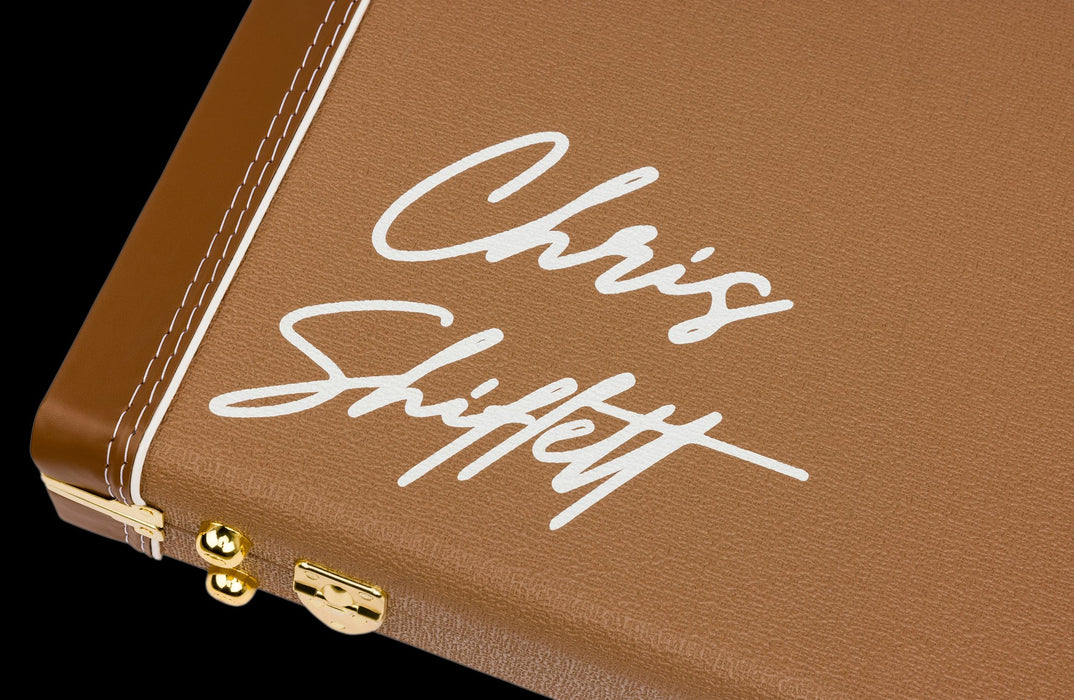 Fender Limited Edition Chris Shiflett Cleaver Telecaster Deluxe Charcoal Frost Metallic With Case Case Badge