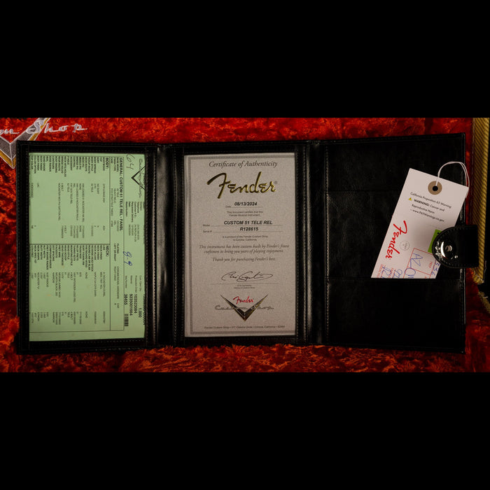 Fender Custom Shop 1951 Telecaster Heavy Relic Faded Aged Nocaster Blonde