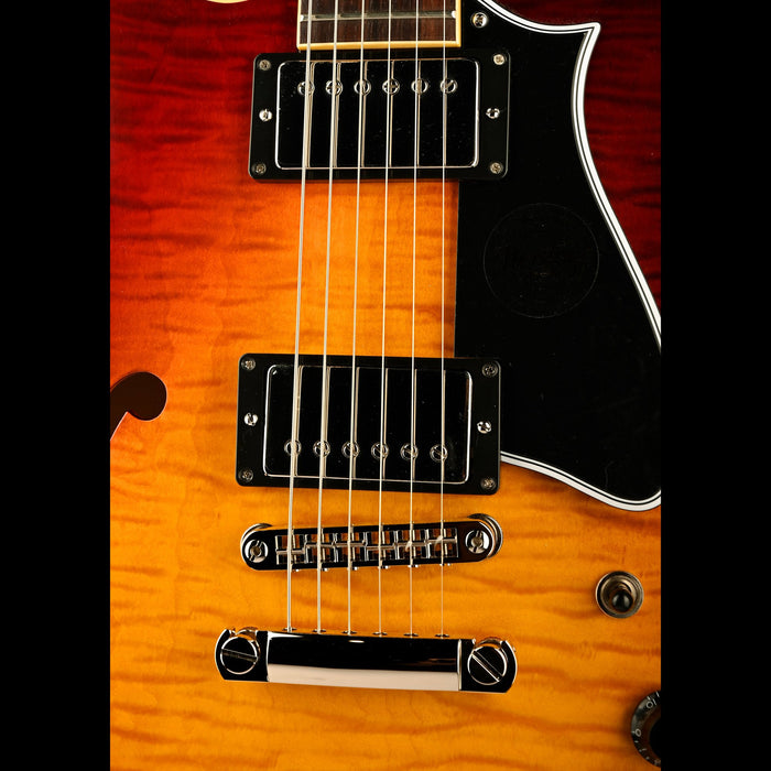 Heritage Custom Core Collection H-535 Dark Cherry Sunburst with Case - Serial # HC1241232