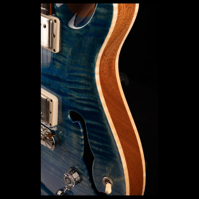 PRS Core Hollowbody II Piezo Faded Blue Jean Side