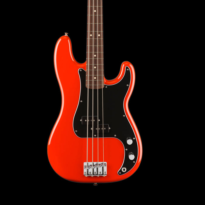 Fender Player II Precision Bass Rosewood Fingerboard Coral Red Front Crop