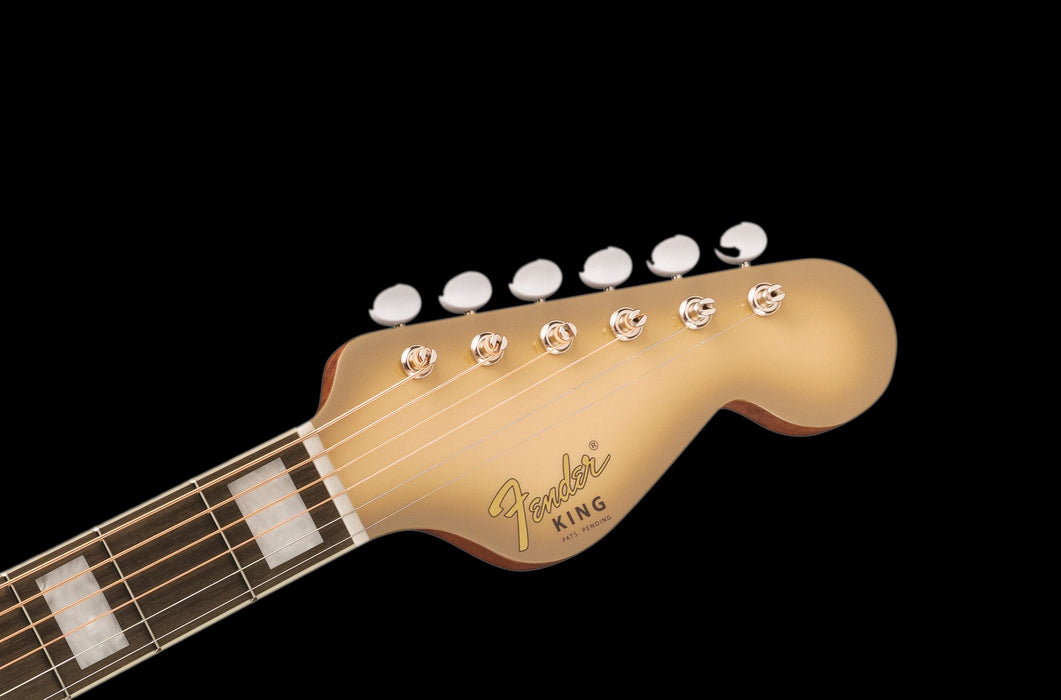 Fender Limited Edition California Vintage King Antigua Pickguard Antigua With Case  Headstock Front