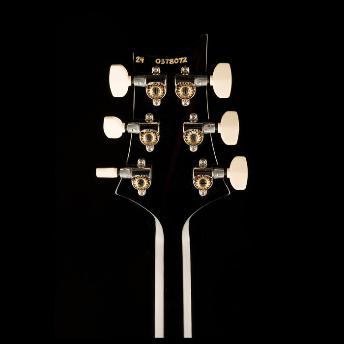 PRS Core Custom 24 Piezo Pattern Thin Gray Black Headstock Back