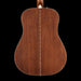 Fender PD-220E Dreadnought All Mahogany Aged Cognac Burst Acoustic Guitar Back Crop