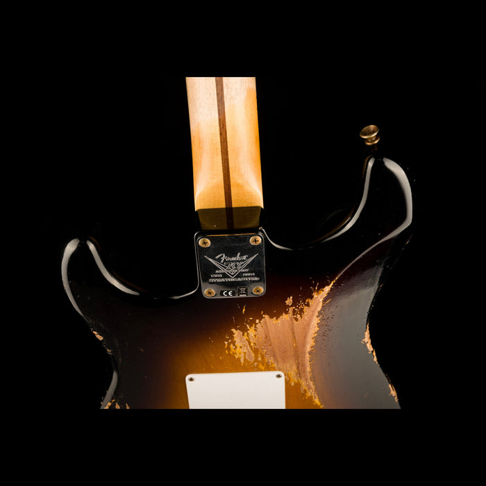 Fender Custom Shop Limited Edition 70th Anniversary 1954 Stratocaster Heavy Relic Wide Fade 2-Tone Sunburst