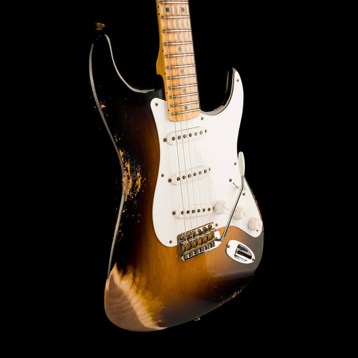 Fender Custom Shop Limited Edition 70th Anniversary 1954 Stratocaster Heavy Relic Wide Fade 2-Tone Sunburst