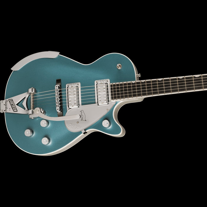 Gretsch G6134T-140 LTD 140th Double Platinum Penguin With Bigsby Two-Tone Stone Platinum/Pure Platinum With Case