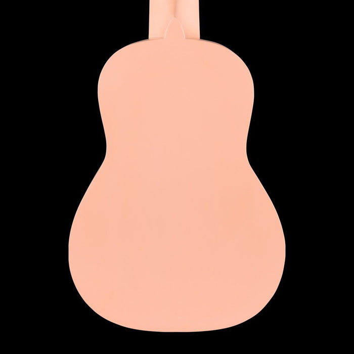 Fender Venice Soprano Uke Walnut Fingerboard Shell Pink Back Crop