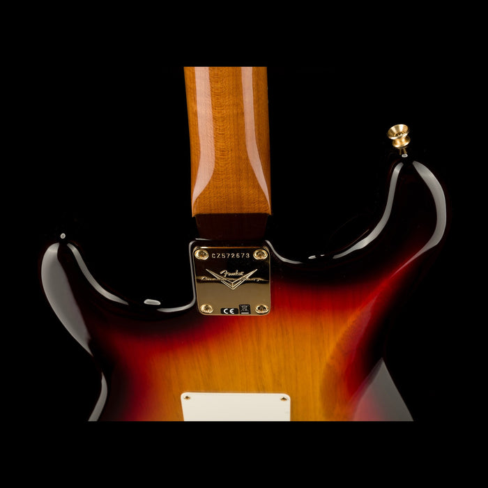 Fender Custom Shop Artisan Korina Stratocaster Thinline NOS Chocolate 3-Tone Sunburst