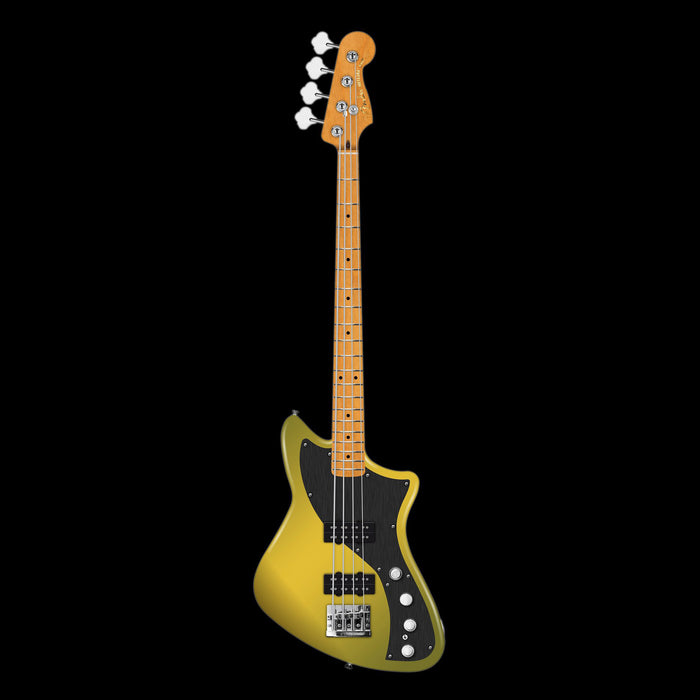 Fender American Ultra II Meteora Bass Solar Flare Front