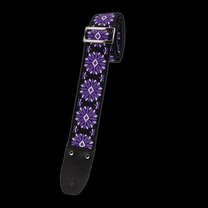 Henry Hiller Jacquard Series Straps Purple Strap - HJQ2-09