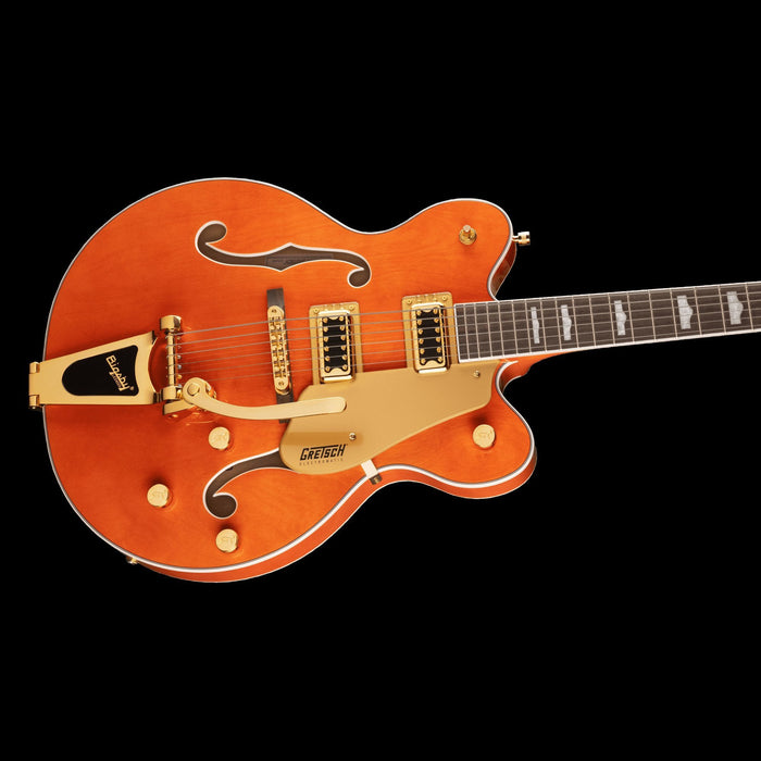 Gretsch G5422TG Electromatic Classic Hollow Body Double-Cut with Bigsby and Gold Hardware Orange Stain