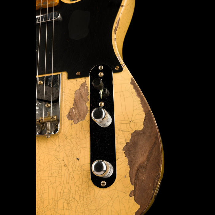 Fender Custom Shop 1951 Telecaster Heavy Relic Faded Aged Nocaster Blonde