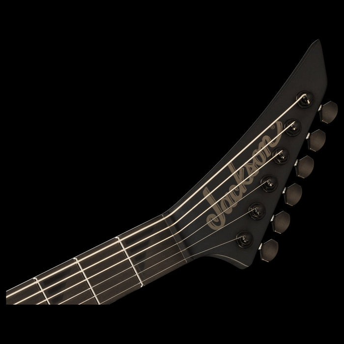 Jackson  Pro Plus XT Soloist SLAT HT6 Baritone Satin Black Headstock