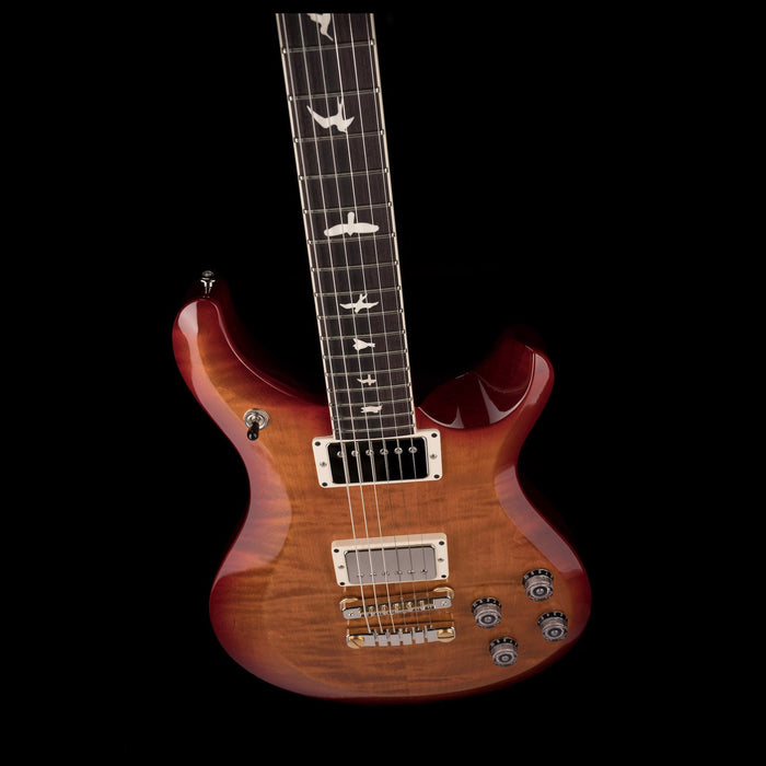 PRS S2 McCarty 594 Dark Cherry Sunburst Electric Guitar Front Angle Down