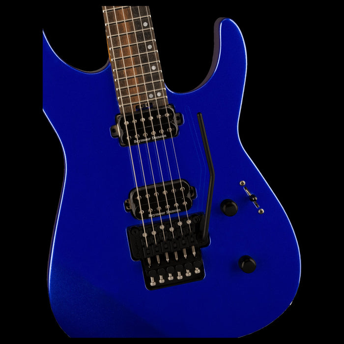 Jackson American Series Virtuoso Mystic Blue Closeup Body