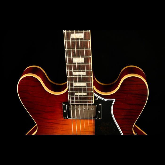 Heritage Custom Core Collection H-535 Dark Cherry Sunburst with Case - Serial # HC1241232