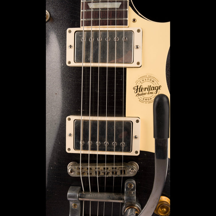 Heritage Custom Shop Custom Core H-150 Artisan Aged with Bigsby Space Black with Case