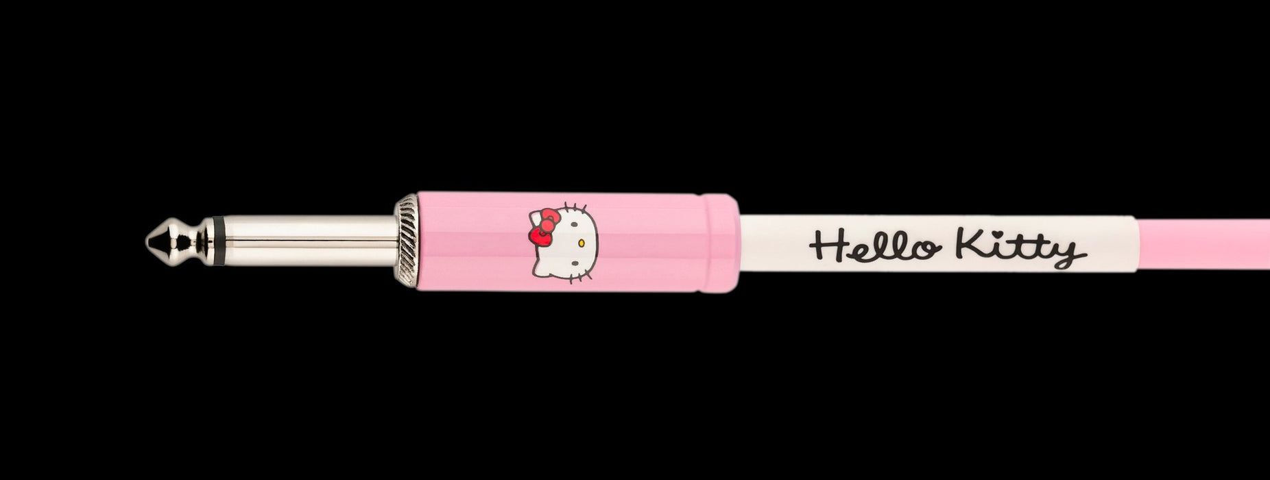 Fender x Hello Kitty 10-ft. Pink Instrument Cable Closeup Plug