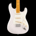 Fender American Ultra Luxe Vintage '50s Stratocaster  White Blonde Electric Guitar Front Crop