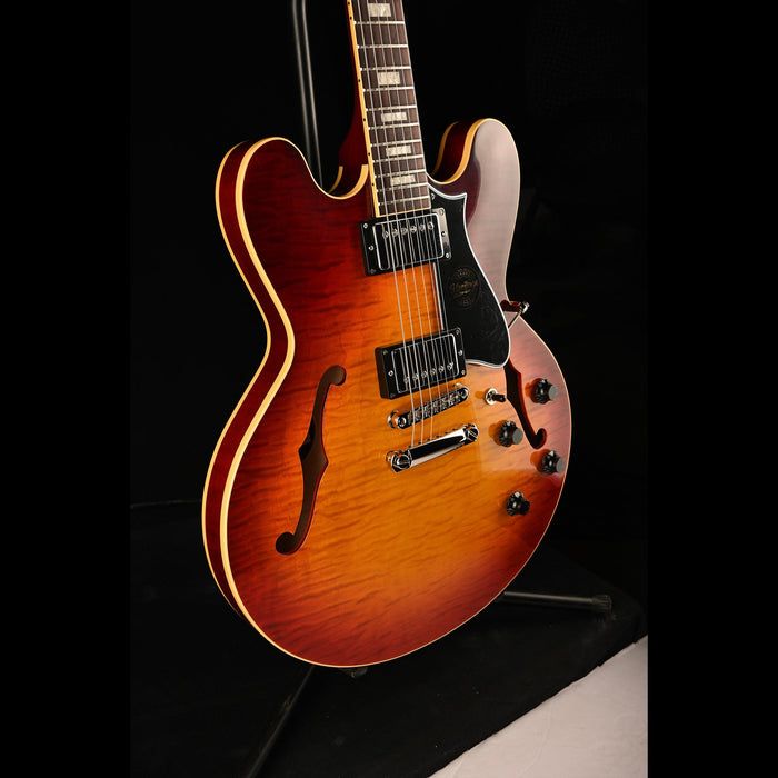 Heritage Custom Core Collection H-535 Dark Cherry Sunburst with Case - Serial # HC1241232