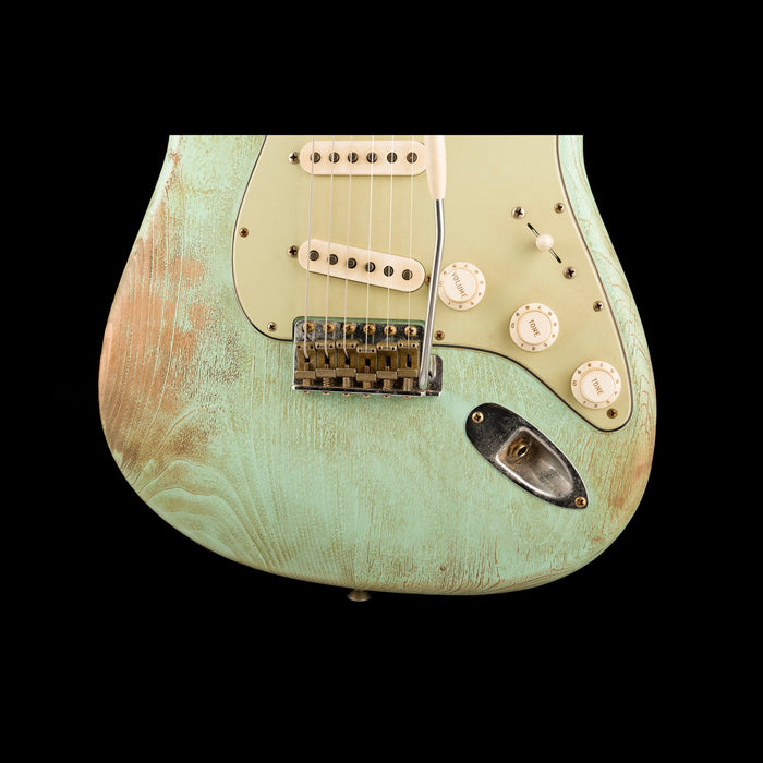 Fender Custom Shop Masterbuilt Paul Waller 1961 Stratocaster Heavy Weathered Surf Green