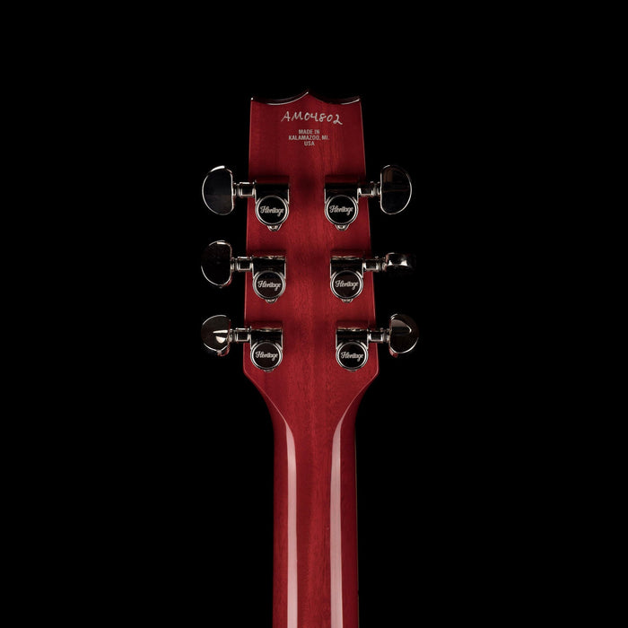 Heritage H-535 Semi-Hollow Trans Cherry Electric Guitar with Case