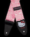 Fender x Hello Kitty Polyester Pink Strap Closeup Tab