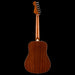Fender California Standard Redondo Natural Sapele Mini Acoustic Guitar Back