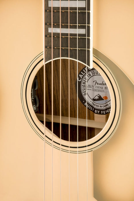 Fender Limited Edition California Vintage Palomino Antigua Pickguard Antigua With Case Soundhole