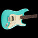 Fender American Ultra Luxe Vintage '60s Stratocaster HSS Sea Foam Green Electric Guitar Closeup Body Right