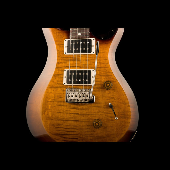 PRS S2 Custom 24 Black Amber Front Body Detail