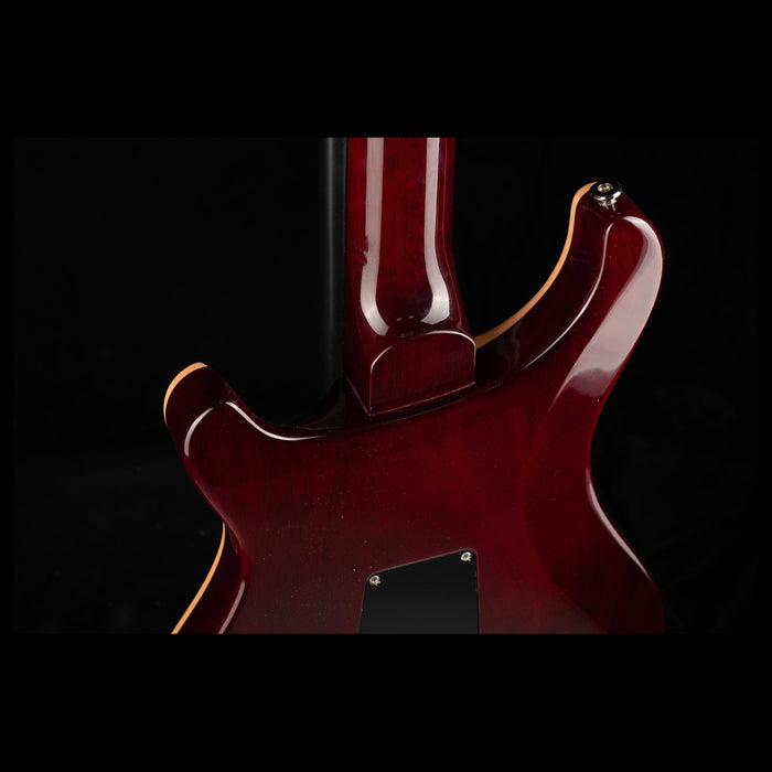 PRS Core Studio Custom Color Fire Red Back Top Contour