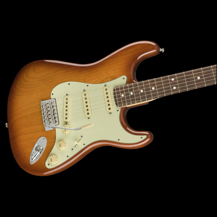 Fender American Performer Stratocaster Rosewood Fingerboard Honey Burst Contour Body Right