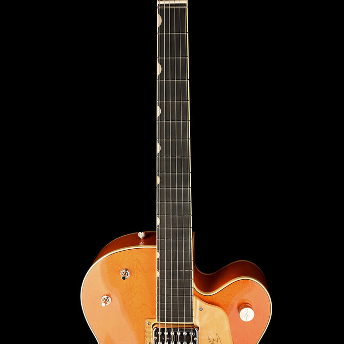 Gretsch G6120T-59 Vintage Select '59 Chet Atkins Hollow Body Lacquer Vintage Orange Stain Fingerboard