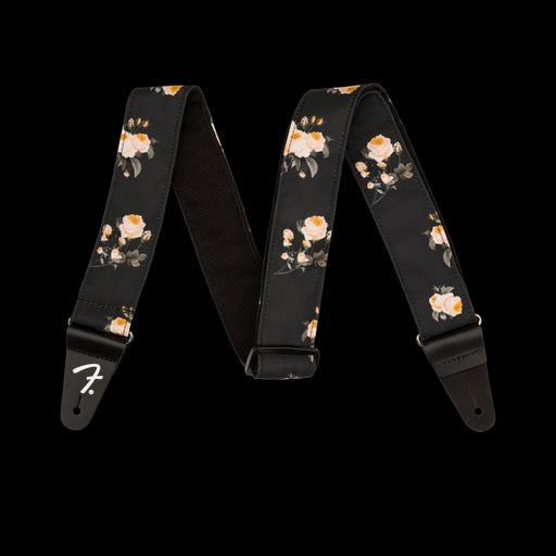 Fender Floral Strap Black 2" Strap