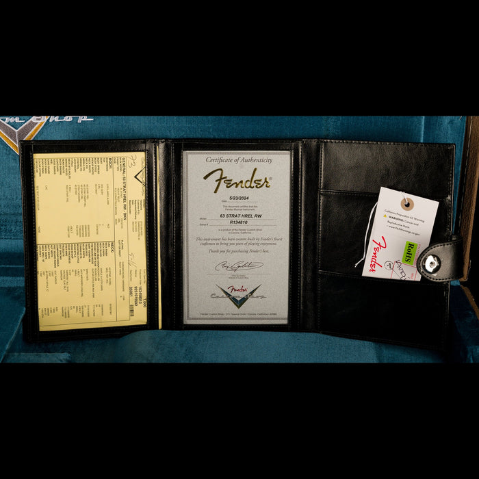 Fender Custom Shop 1963 Stratocaster Heavy Relic Dark Night - Truetone Color Set