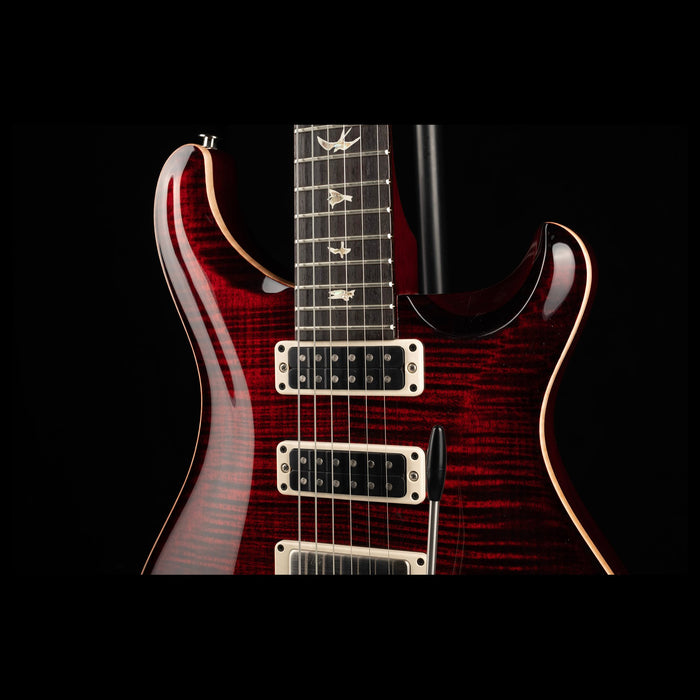 PRS Core Studio Custom Color Fire Red Top Contour