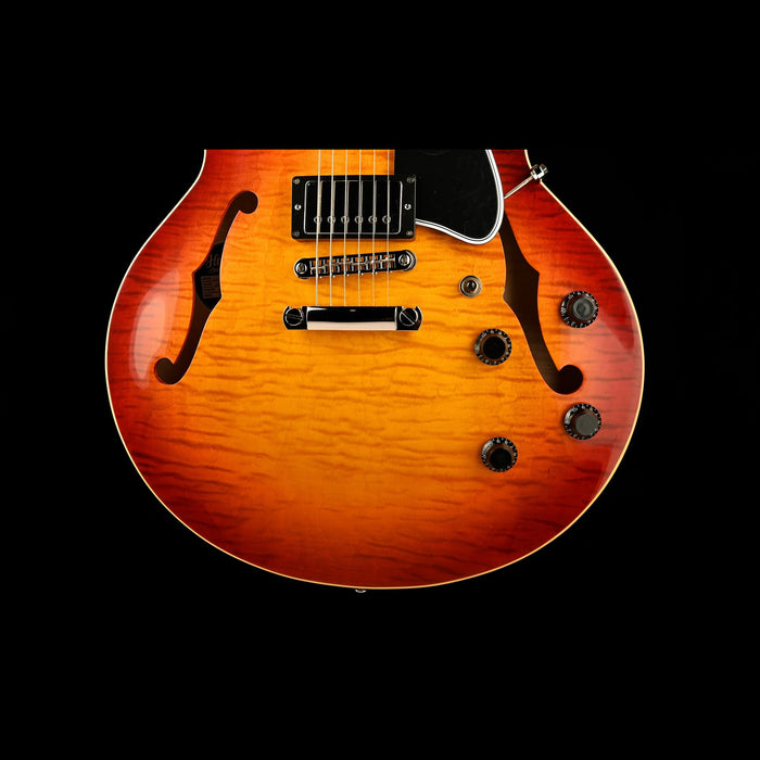 Heritage Custom Core Collection H-535 Dark Cherry Sunburst with Case - Serial # HC1241232