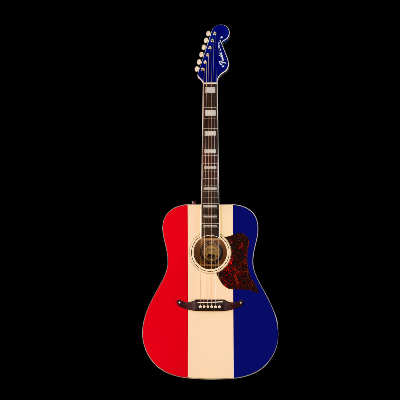 Fender Buck Owens Kingman Red White and Blue Acoustic Electric Guitar