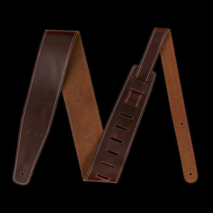 Fender Broken-In Leather Strap Brown 2.5"