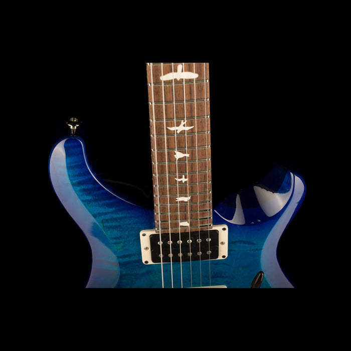 PRS S2 Custom 24 Pattern Thin Neck Lake Blue Top Contour