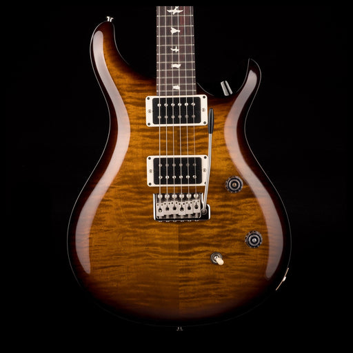 PRS CE24 Black Amber Electric Guitar Front Crop