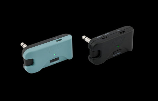 Fender Telepath Wireless System Mystic Ice Blue and Black Front