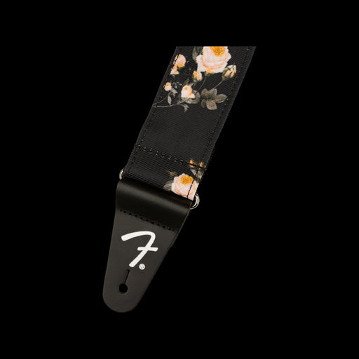 Fender Floral Strap Black 2" Strap